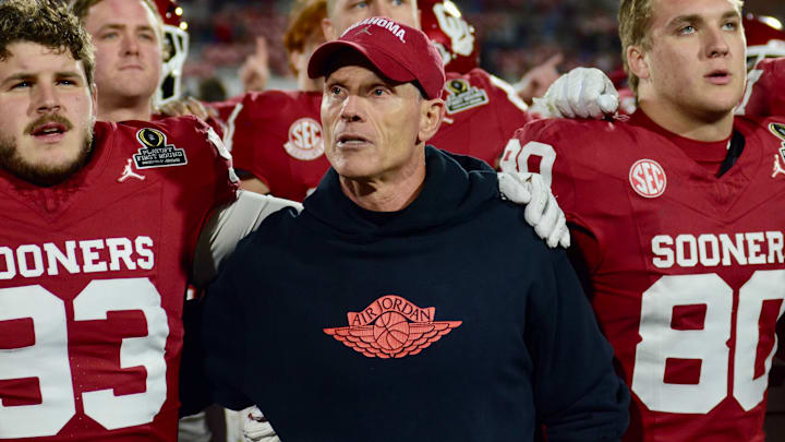 Oklahoma coach Brent Venables after losing to Alabama in the CFP.