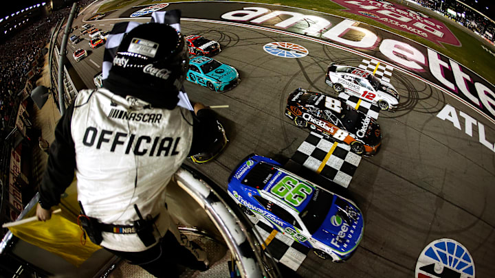 Daniel Suarez, Kyle Busch, Ryan Blaney, NASCAR