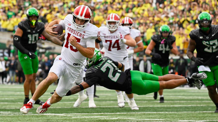 Oregon and Indiana will face each other in the College Football Playoff Semifinals.