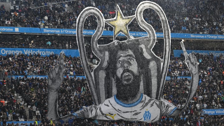 Le tifo du Vélodrome face au PSG