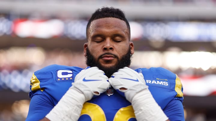 Los Angeles Rams defensive tackle Aaron Donald (99)