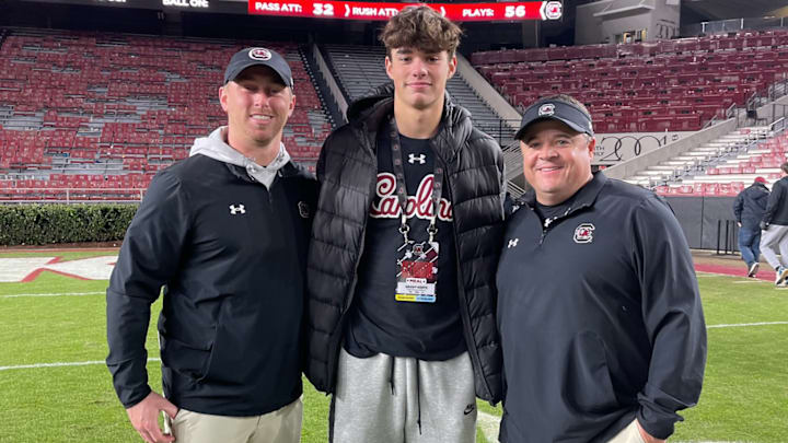 Brody Keefe on a visit to South Carolina