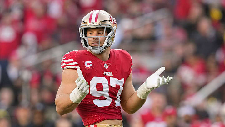 San Francisco 49ers defensive end Nick Bosa (97)