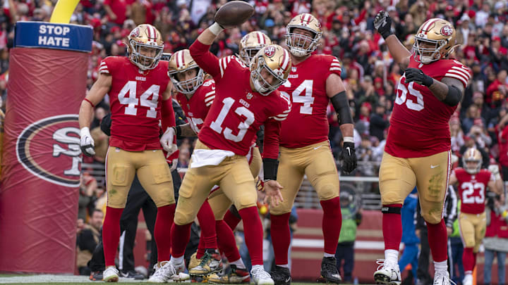 San Francisco 49ers quarterback Brock Purdy (13)