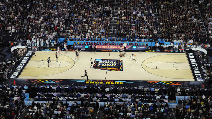 Purdue plays UConn in the 2024 National Championship Game Purdue plays UConn in the 2024 National Championship Game