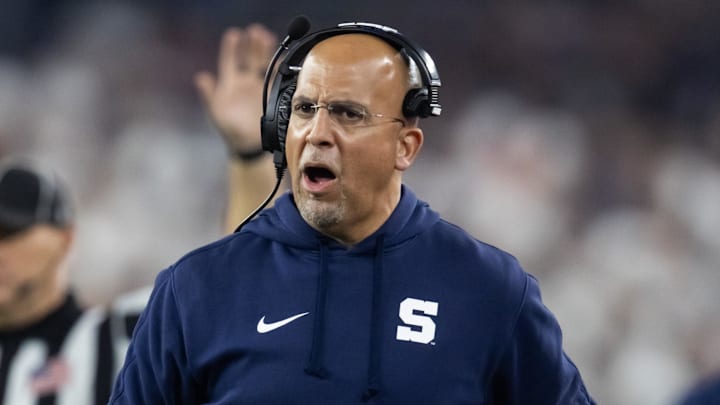 Penn State football head coach James Franklin