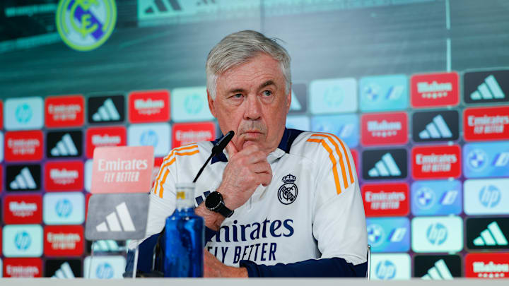 Carlo Ancelotti entrena al Real Madrid en su segunda etapa desde 2021