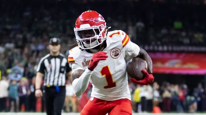 Kansas City Chiefs wide receiver Xavier Worthy.