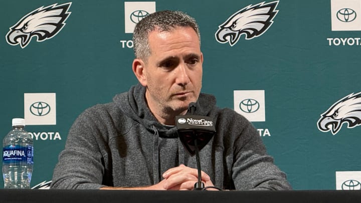 Eagles general manager Howie Roseman, who talked to the media on Jan. 15, could turn his attention to the offense in this spring's draft.