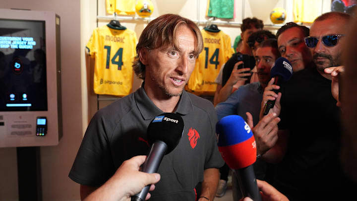 Luka Modrić is gearing up for a new challenge at AC Milan. Luka Modrić is gearing up for a new challenge at AC Milan.