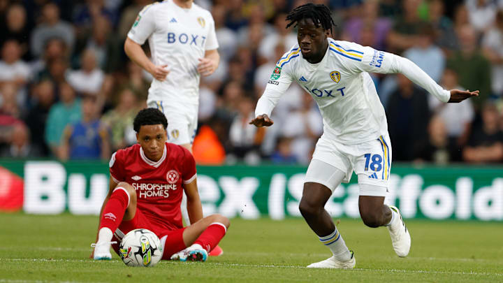Leeds United v Shrewsbury Town - Carabao Cup First Round First Round
