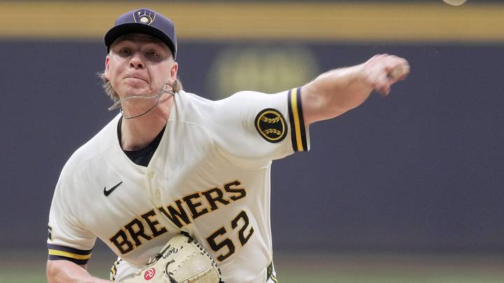 Milwaukee Brewers pitcher Kyle Harrison (52) throws during the first inning of their game against the Pittsburgh Pirates Wednesday, August 5, 2026 at American Family Field in Milwaukee, Wisconsin. Milwaukee Brewers pitcher Kyle Harrison (52) throws during the first inning of their game against the Pittsburgh Pirates Wednesday, August 5, 2026 at American Family Field in Milwaukee, Wisconsin.