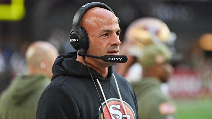 San Francisco 49ers defensive coordinator Robert Saleh