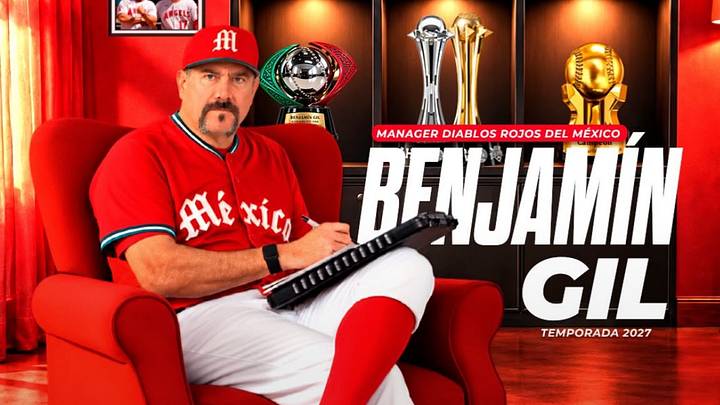 Los Diablos Rojos oficializaron la llegada de Gil para la temporada 2027 de la LMB Los Diablos Rojos oficializaron la llegada de Gil para la temporada 2027 de la LMB
