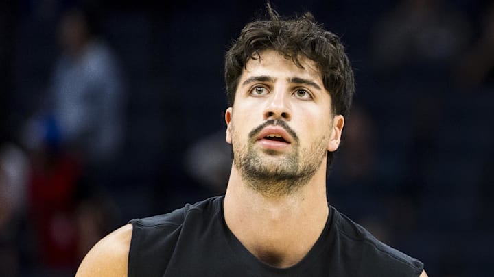 Oct 8, 2025; San Francisco, California, USA; Portland Trail Blazers forward Deni Avdija (8) warms up before the game against the Golden State Warriors at Chase Center. Mandatory Credit: John Hefti-Imagn Images Oct 8, 2025; San Francisco, California, USA; Portland Trail Blazers forward Deni Avdija (8) warms up before the game against the Golden State Warriors at Chase Center. Mandatory Credit: John Hefti-Imagn Images