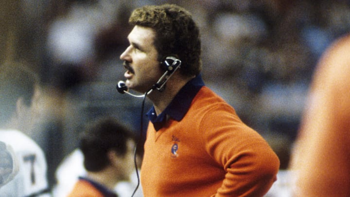 Mike Ditka circa 1982 on the sidelines during his first season after signing a three-year deal that year in January. Mike Ditka circa 1982 on the sidelines during his first season after signing a three-year deal that year in January.