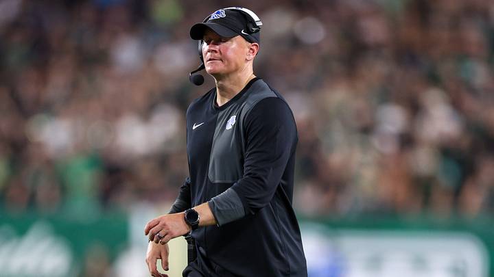 Boise State Broncos head coach Spencer Danielson.