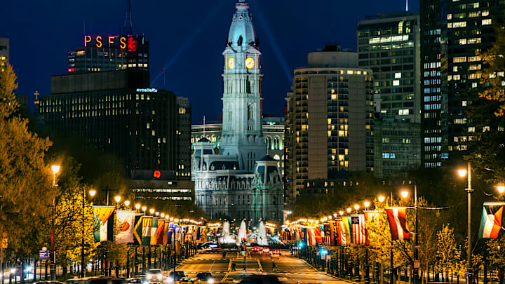 Ben Franklin Parkway and City Hall...