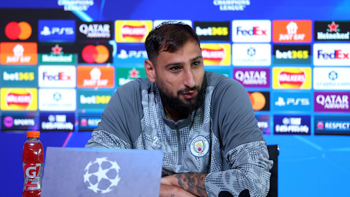 Manchester City Training Session And Press Conference - UEFA Champions League 2025/26 League Phase