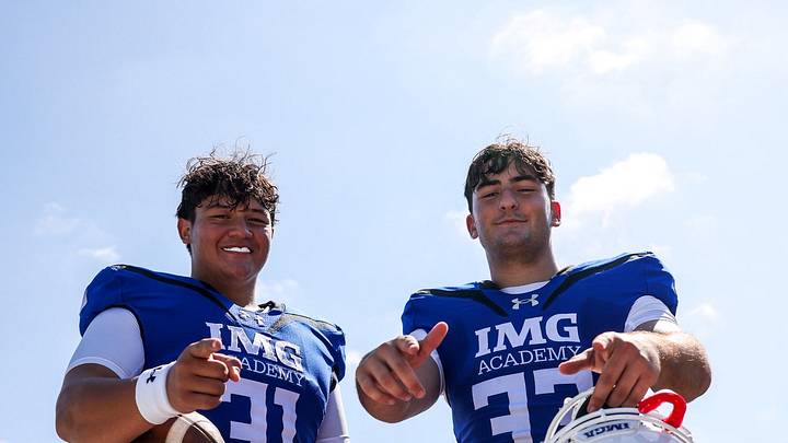Ben Ferber, right, has committed to the UW as a long snapper. 