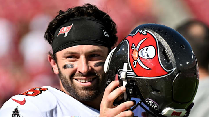 Baker Mayfield is an MVP candidate in his eighth season.