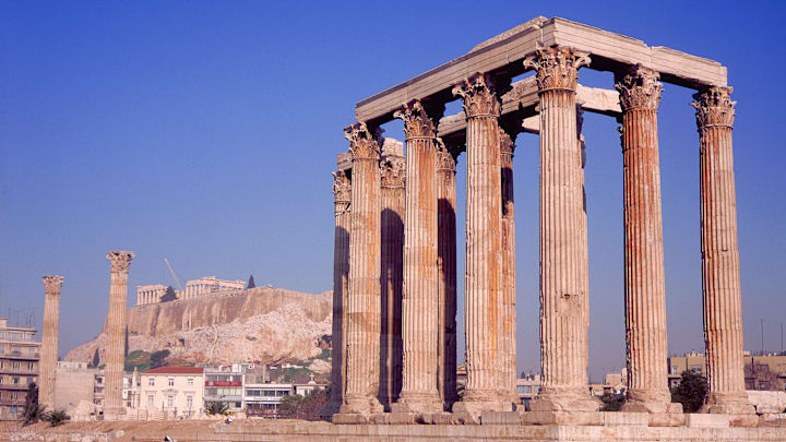 El Templo Olímpico de Zeus fue el escenario de los primeros Juegos Olímpicos 
