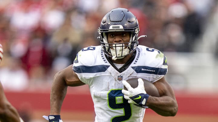  Seattle Seahawks running back Kenneth Walker III.