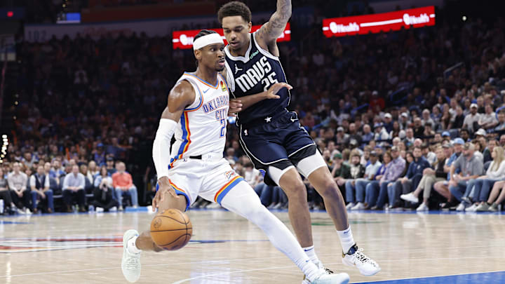 Mar 14, 2024; Oklahoma City, Oklahoma, USA; Oklahoma City Thunder guard Shai Gilgeous-Alexander (2)
