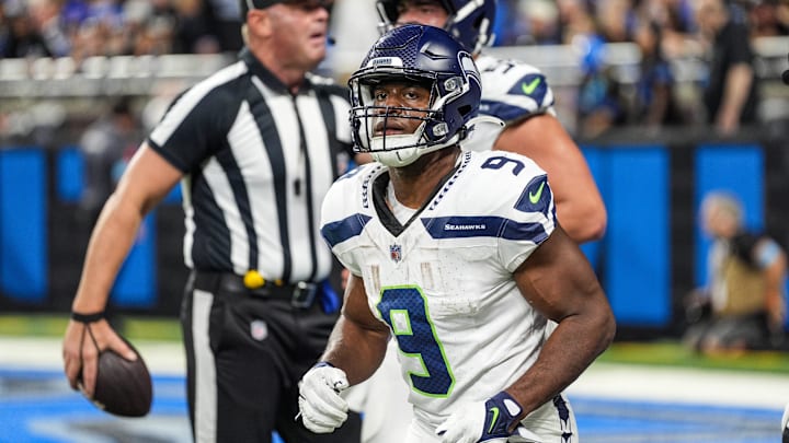 Seattle Seahawks running back Kenneth Walker III.