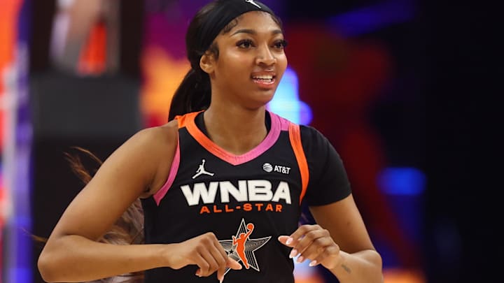 Chicago Sky player Angel Reese during the WNBA All Star Game at Footprint Center.