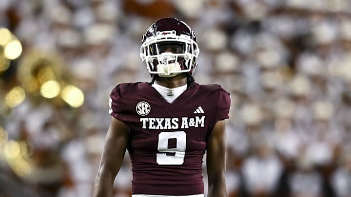 Texas A&M Aggies wide receiver Jahdae Walker against the Texas Longhorns.