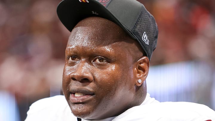 Washington Commanders offensive tackle Laremy Tunsil 