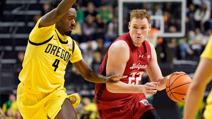 Wisconsin forward Austin Rapp.