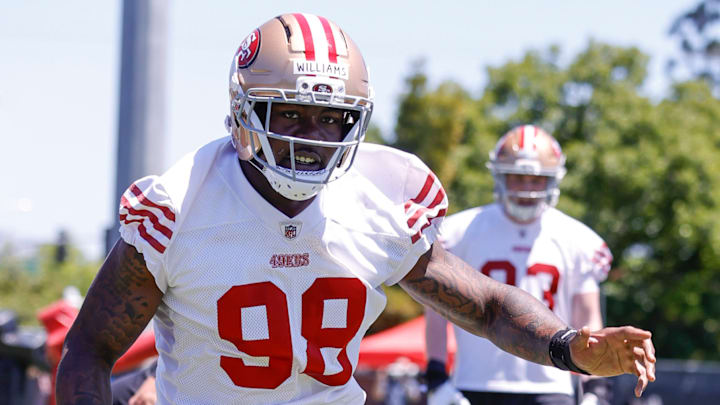 San Francisco 49ers defensive end Mykel Williams