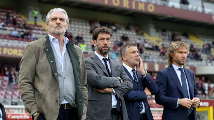 Maurizio Arrivabene, Andrea Agnelli, Federico Cherubini, Pavel Nedved Maurizio Arrivabene, Andrea Agnelli, Federico Cherubini, Pavel Nedved