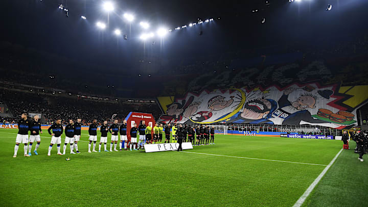 Milan e Inter in campo 