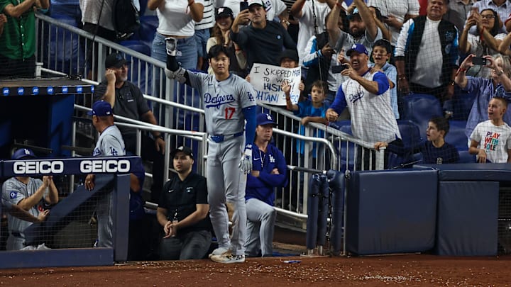 Los Angeles Dodgers v Miami Marlins