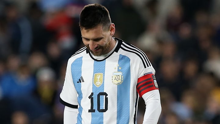 Lionel Messi est très heureux.