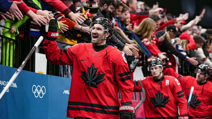 Canada is eager to cheer on its men’s ice hockey team on Sunday. 