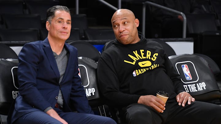 Celebrities At The Los Angeles Lakers Game