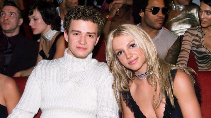 Britney Spears and Justin Timberlake at the MTV Music Video Awards