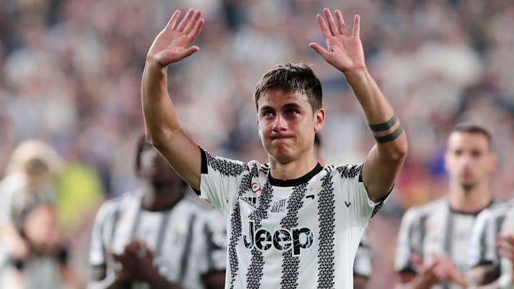 Paulo Dybala lors de son dernier match à l'Allianz Stadium