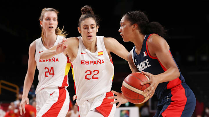 Spain v France Women's Basketball - Olympics: Day 12