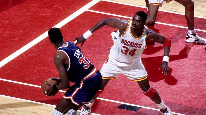 Party like it's 1994: Cards of Hakeem Olajuwon and Patrick Ewing are on the rise. Party like it's 1994: Cards of Hakeem Olajuwon and Patrick Ewing are on the rise.