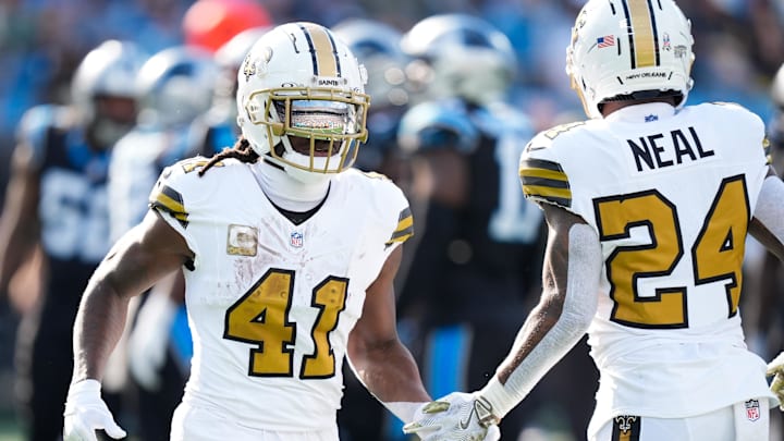 New Orleans Saints running back Alvin Kamara.