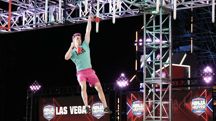 AMERICAN NINJA WARRIOR -- “Las Vegas Finals 3" Episode 1515 -- Pictured: Austin Gray -- (Photo by: Elizabeth Morris/NBC)