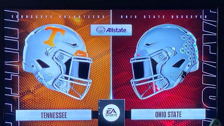 EA Sports showcases the Tennessee vs. Ohio State game.
