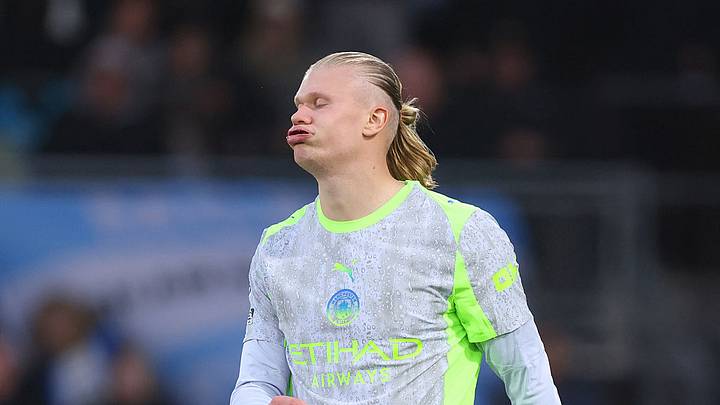 Erling Haaland’s lone goal was not enough to keep City in the title race.