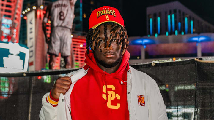 Floyd Boucard on a visit to USC