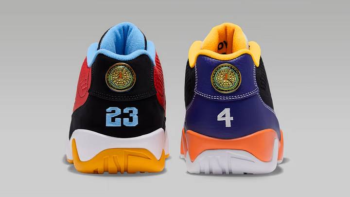The Air Jordan 9 Low "What the Kilroy" colorway. The Air Jordan 9 Low "What the Kilroy" colorway.